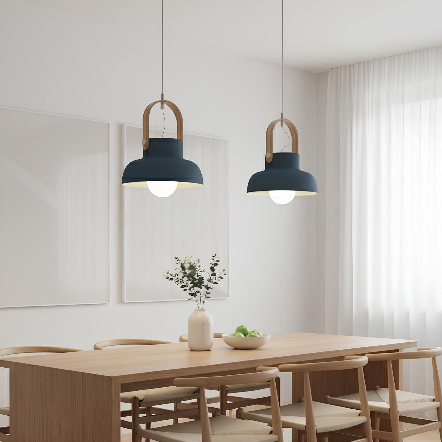 Suspension contemporaine multicolore