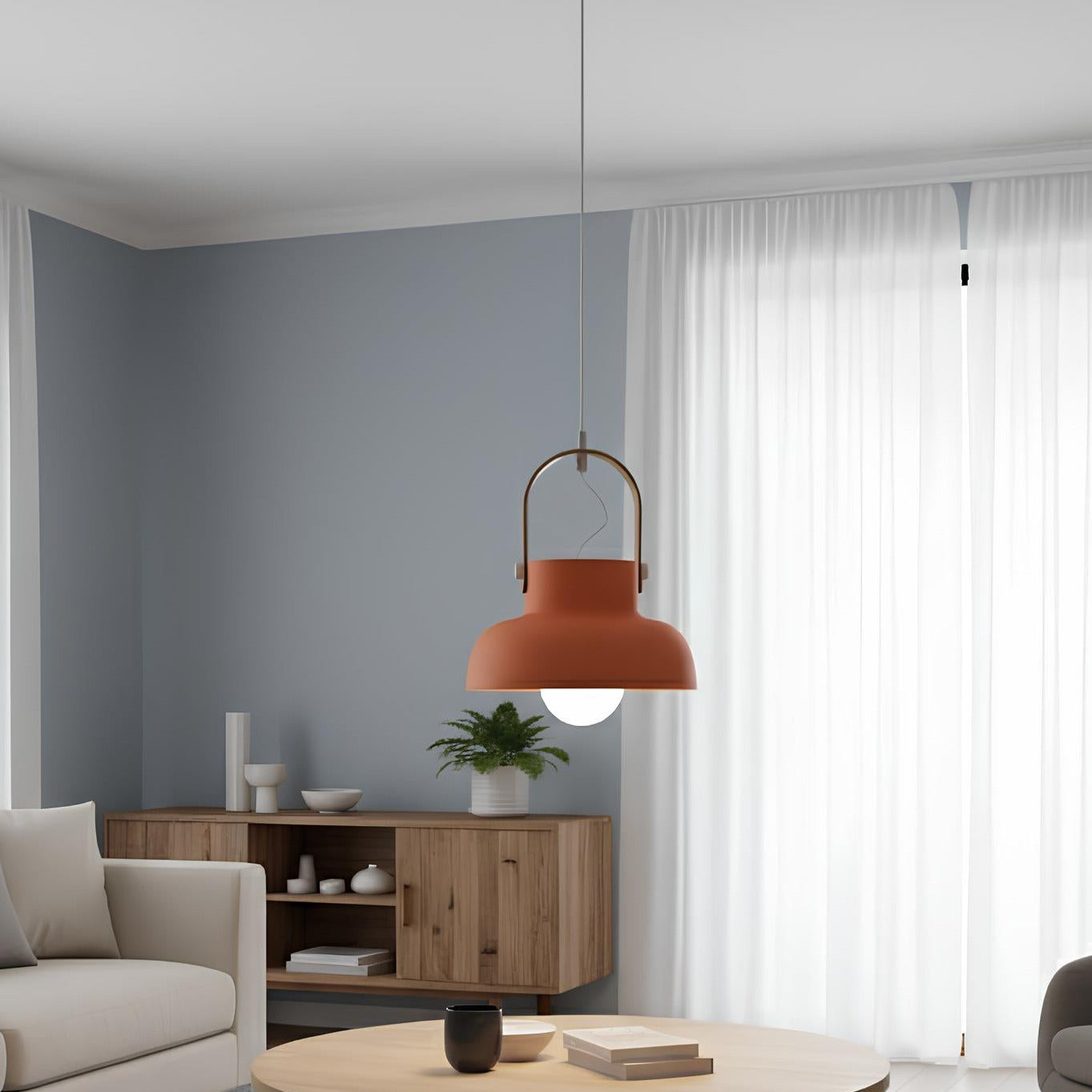 Suspension contemporaine multicolore