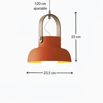 Suspension contemporaine multicolore