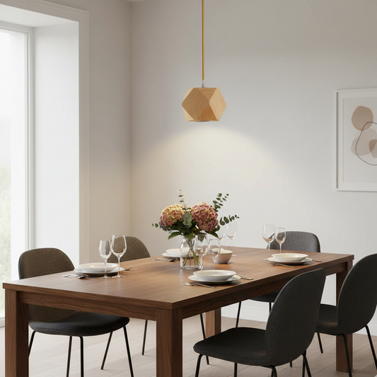 Suspension en bois nordique