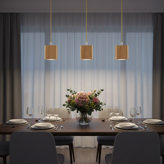 Suspension en bois nordique