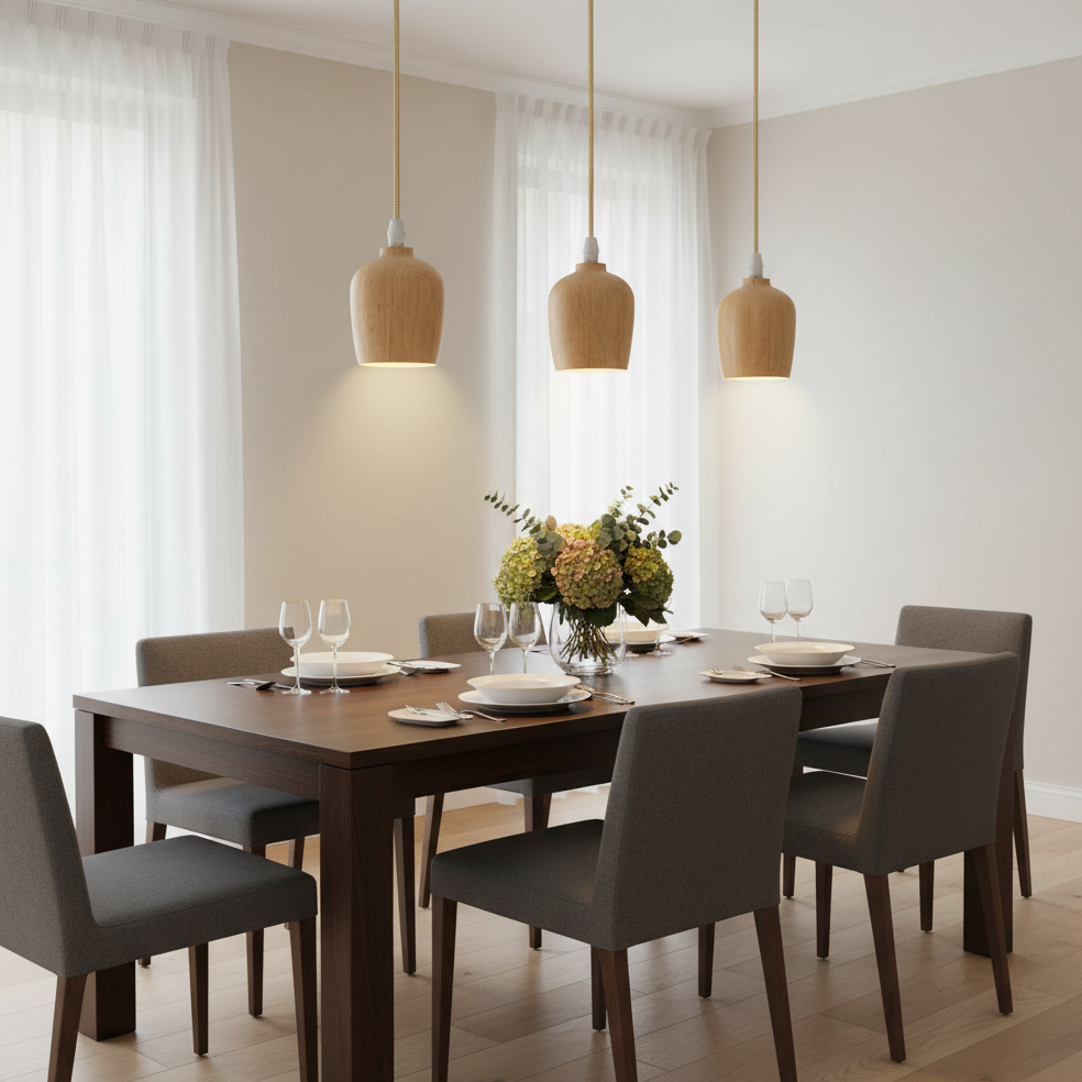 Suspension en bois nordique