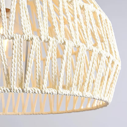 Suspension en rotin - Style japonais