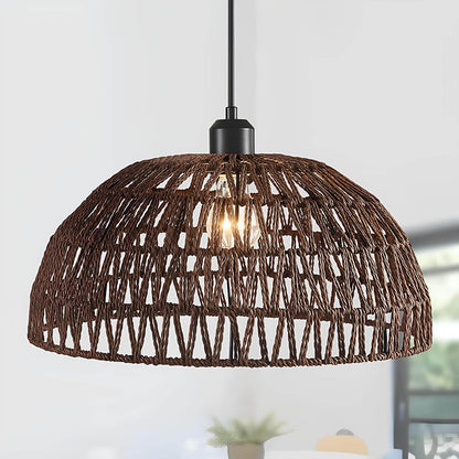 Suspension en rotin - Style japonais