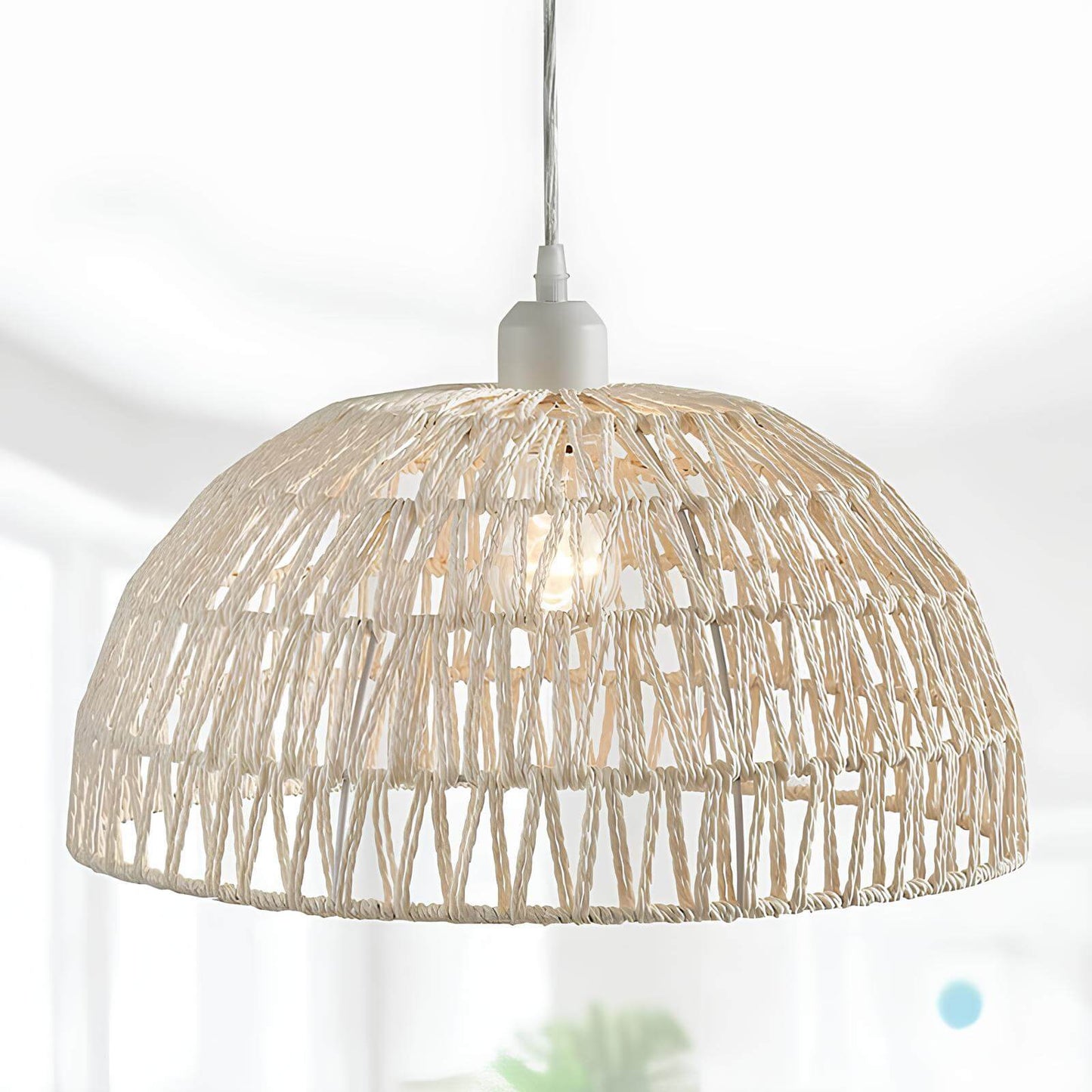 Suspension en rotin - Style japonais