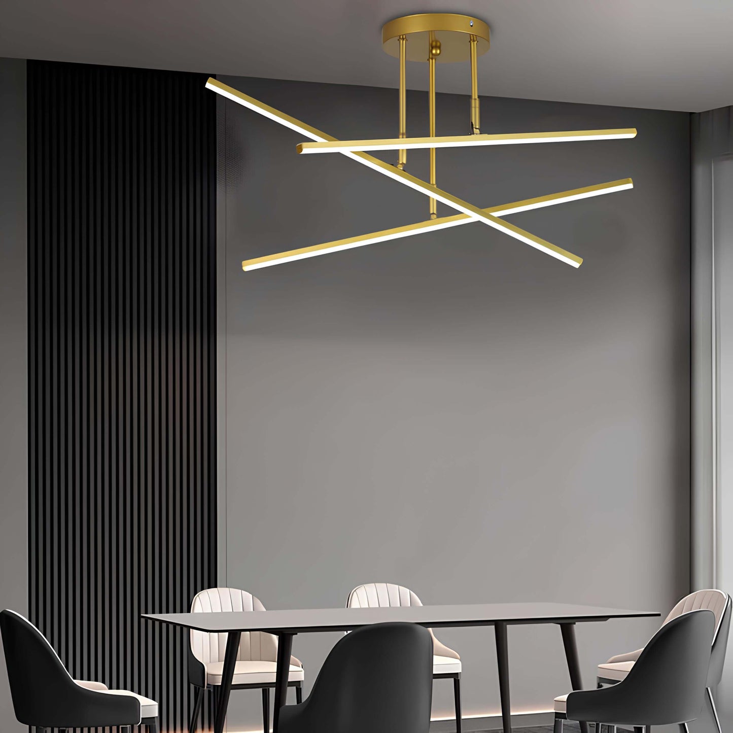 Plafonnier LED moderne – Suspension nordique élégante pour salon, chambre et salle à manger