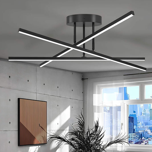 Plafonnier LED moderne – Suspension nordique élégante pour salon, chambre et salle à manger