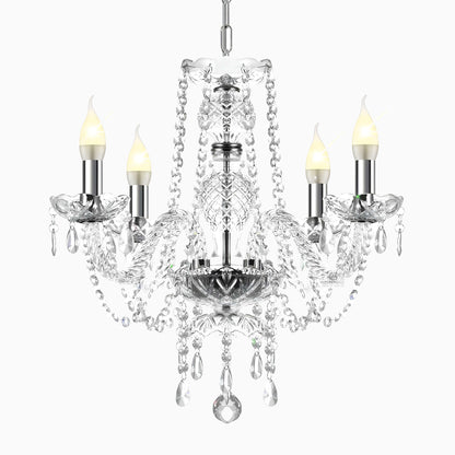 Suspension salon 4 bras en cristal