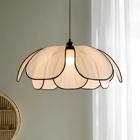 Suspension Art Déco en tissu – Luminaire moderne