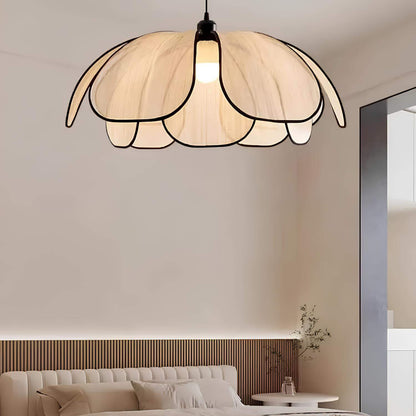 Suspension Art Déco en tissu – Luminaire moderne