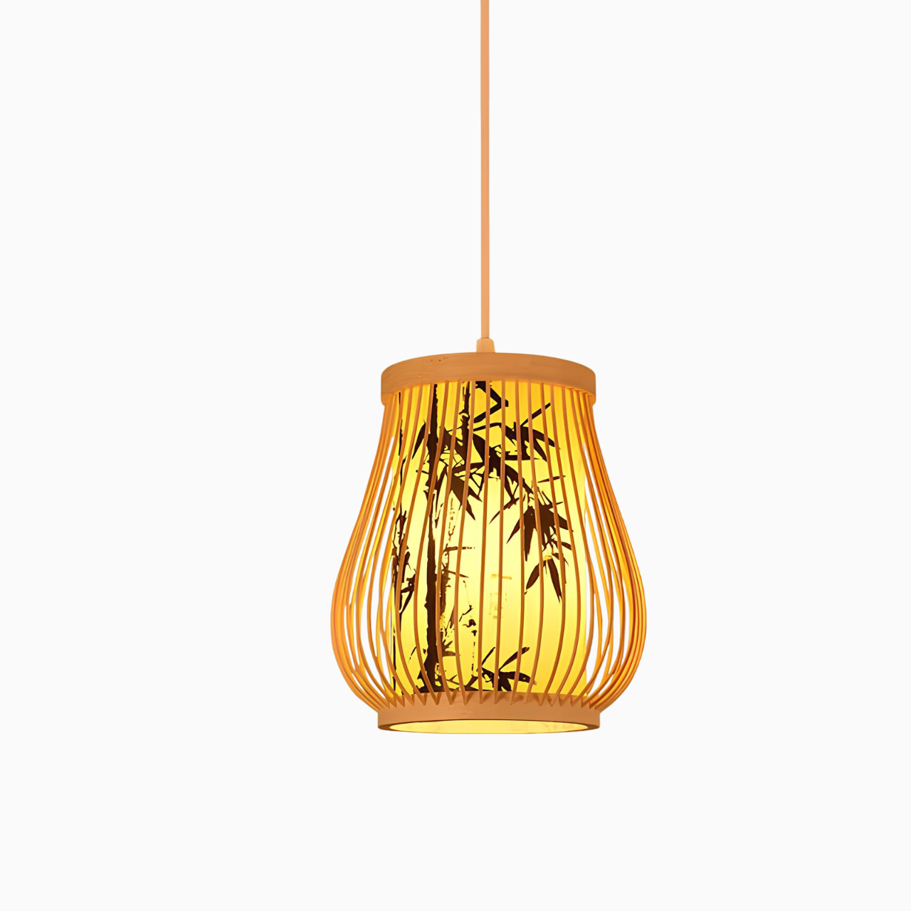 Suspension bambou chinoise – Luminaire traditionnel