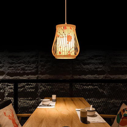 Suspension bambou chinoise – Luminaire traditionnel