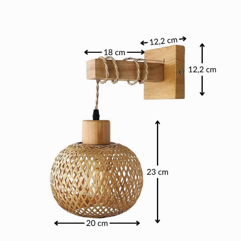 Suspension bambou – Élégance chaleureuse