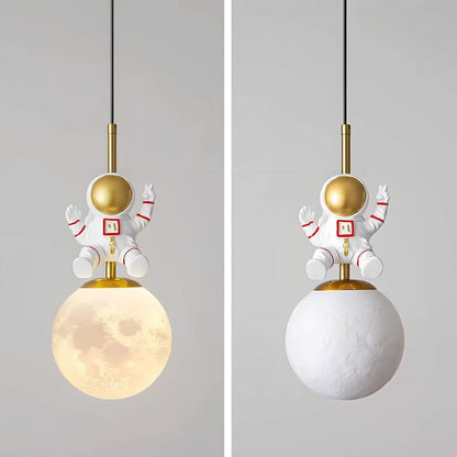 Suspension chambre enfant astronaute