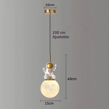 Suspension chambre enfant astronaute