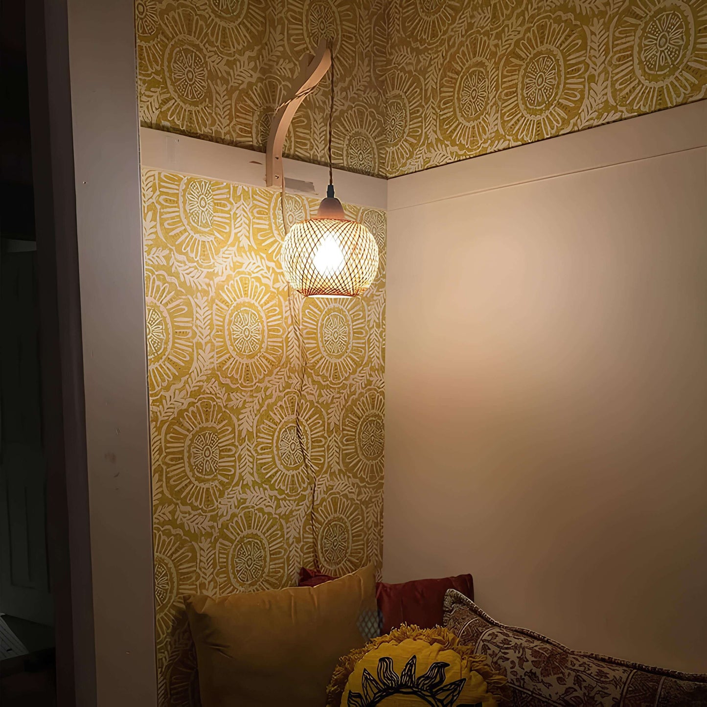 Suspension chambre – Lanterne Tressée