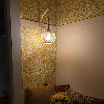 Suspension chambre – Lanterne Tressée