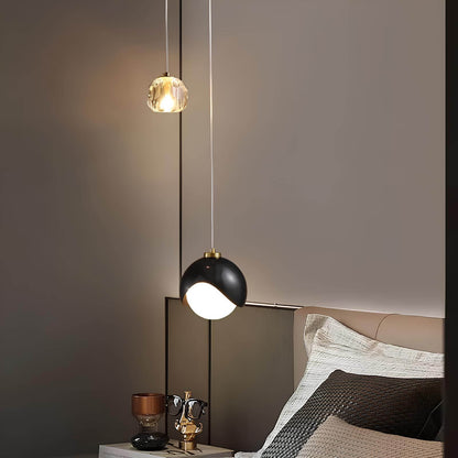 Suspension chambre moderne en cristal