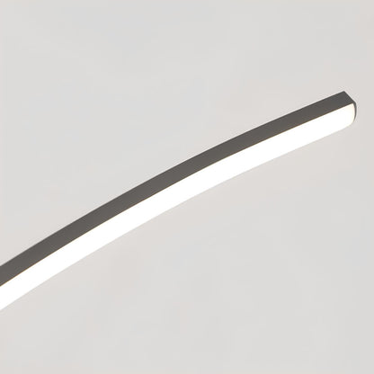 Suspension contemporaine en arc – Luminaire moderne