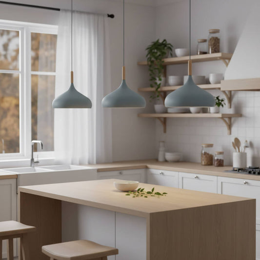 Suspension cuisine industrielle rétro