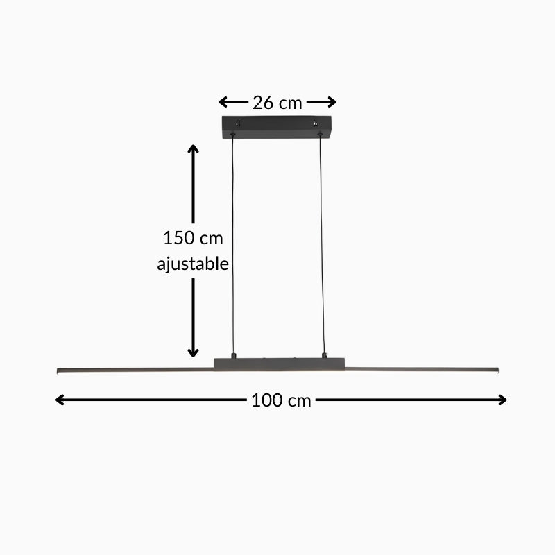 Suspension cuisine minimaliste