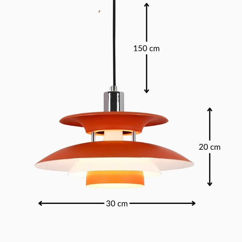 Suspension design contemporaine – élégance et lumière douce