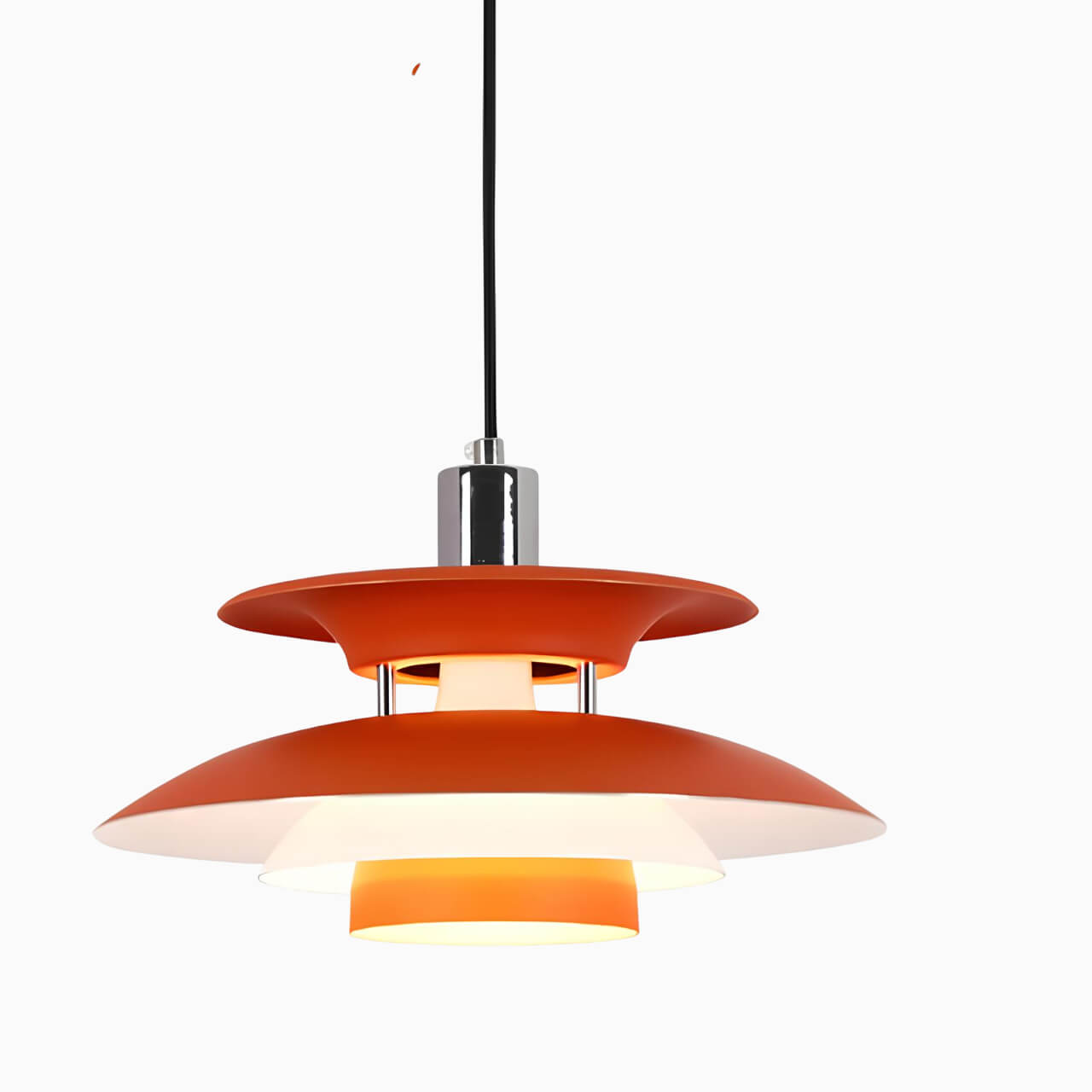 Suspension design contemporaine – élégance et lumière douce