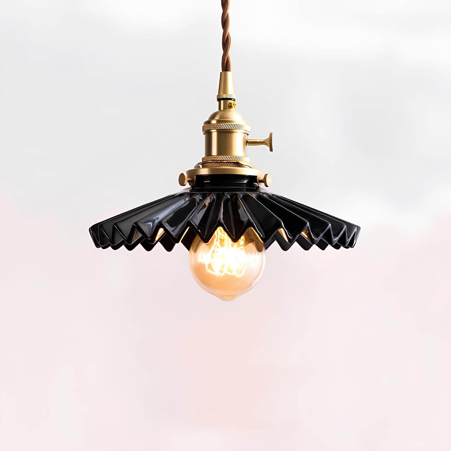 Suspension design rétro– Style minimaliste et raffiné