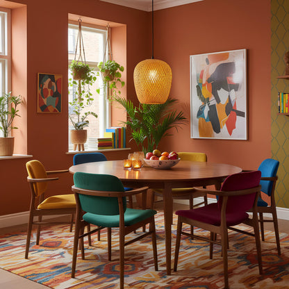 Suspension en bambou – lumière douce et naturelle