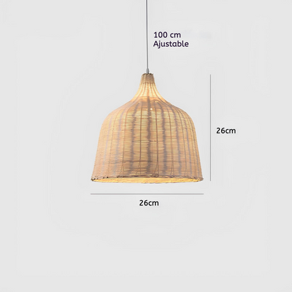 Suspension en bambou – Luminaire chaleureux et design