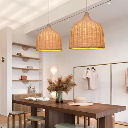 Suspension en bambou – Luminaire chaleureux et design