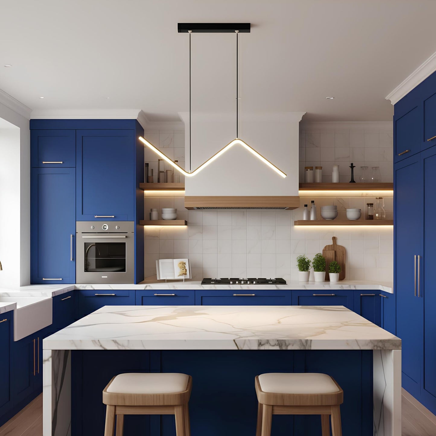 Suspension en aluminium moderne – Design minimaliste