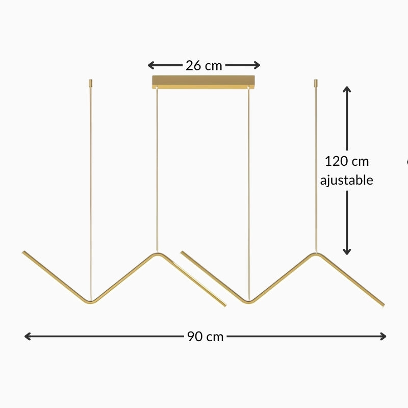 Suspension en aluminium moderne – Design minimaliste