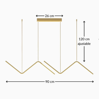 Suspension en aluminium moderne – Design minimaliste