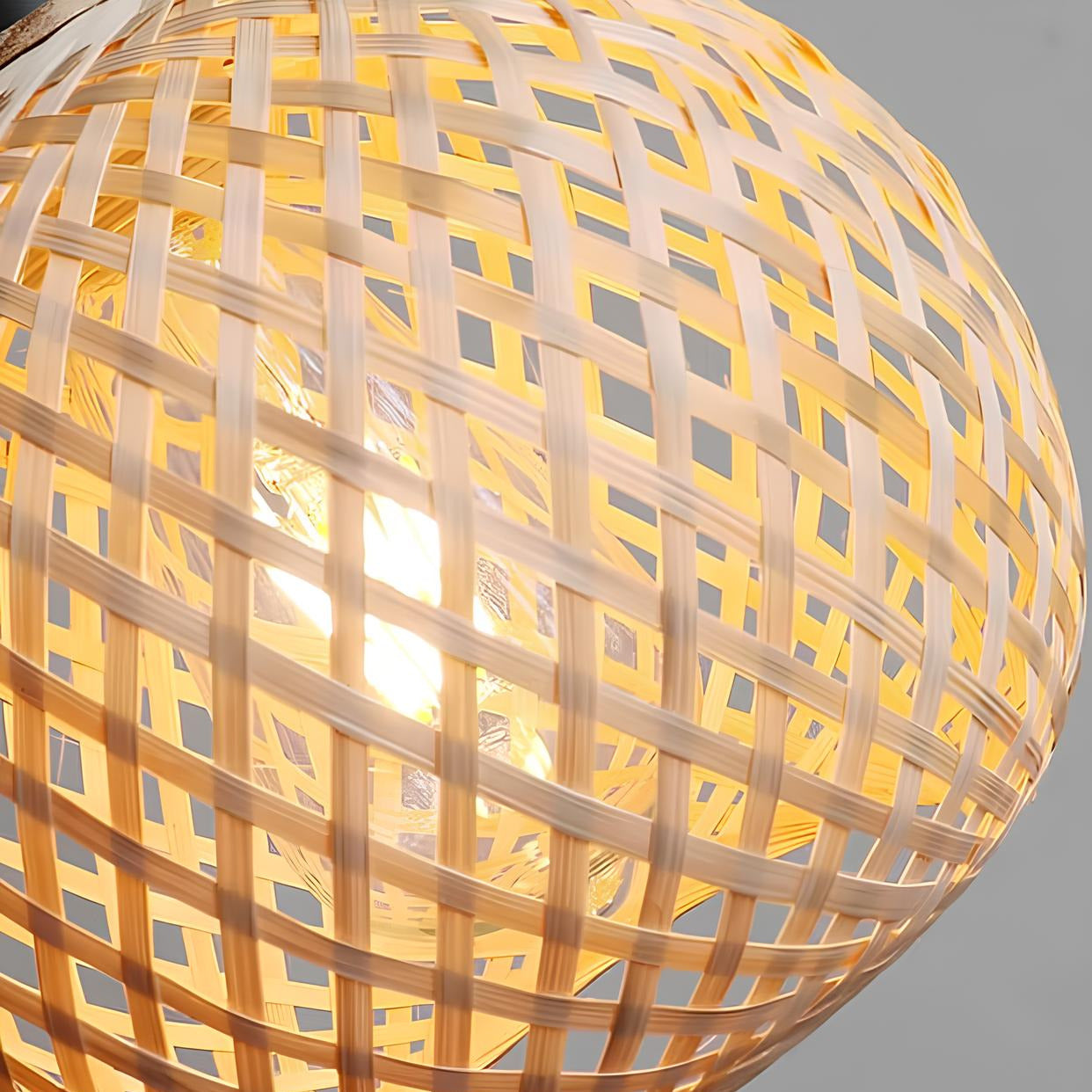 Suspension en bambou – Luminaire naturel et chaleureux pour vos intérieur