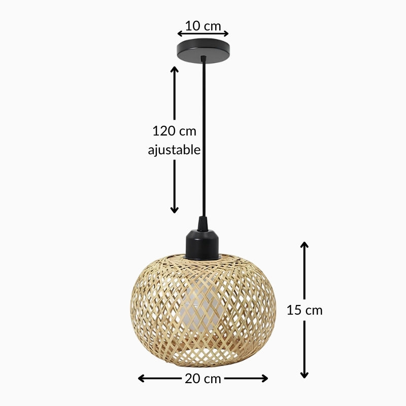 Suspension en bambou – Luminaire naturel et chaleureux pour vos intérieur
