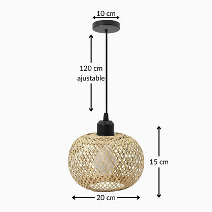 Suspension en bambou – Luminaire naturel et chaleureux pour vos intérieur