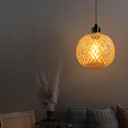 Suspension en bambou – Luminaire naturel et chaleureux pour vos intérieur