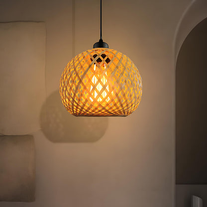 Suspension en bambou – Luminaire naturel et chaleureux pour vos intérieur