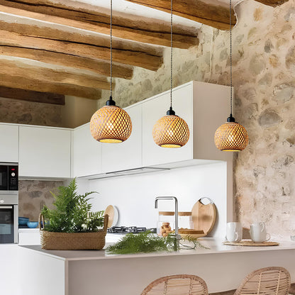 Suspension en bambou – Luminaire naturel et chaleureux pour vos intérieur