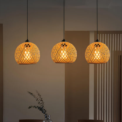 Suspension en bambou – Luminaire naturel et chaleureux pour vos intérieur