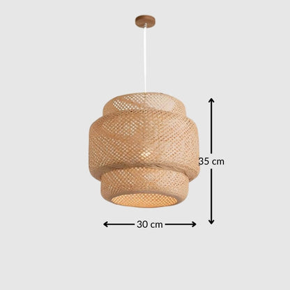 Suspension en bambou naturel – Élégance moderne pour votre intérieur