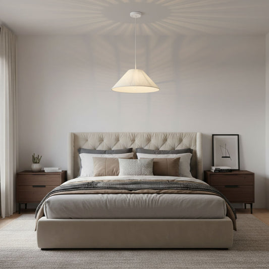 Suspension en tissu conique