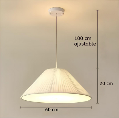 Suspension en tissu conique