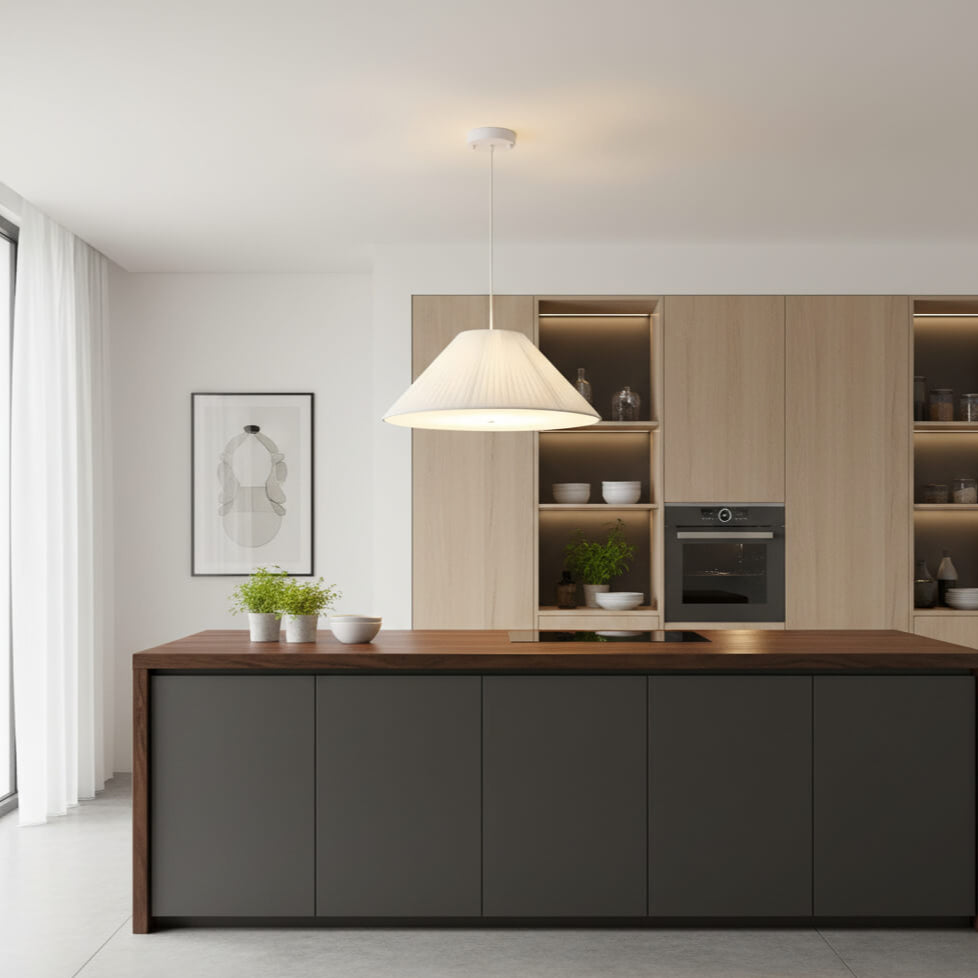 Suspension en tissu conique