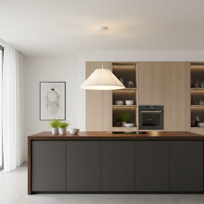 Suspension en tissu conique