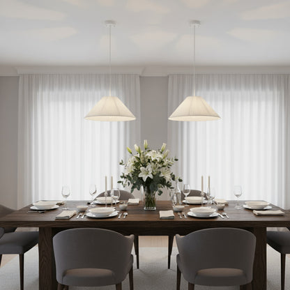 Suspension en tissu conique