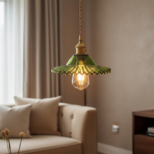 Suspension en Verre Design – Élégance rétro revisitée