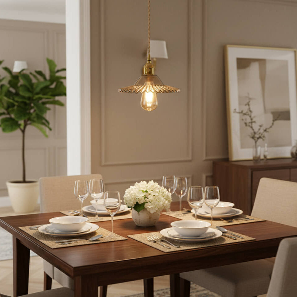 Suspension en Verre Design – Élégance rétro revisitée