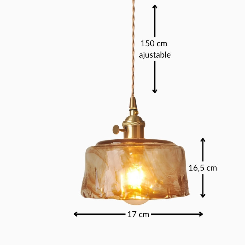Suspension en verre – Élégance nordique et intemporelle